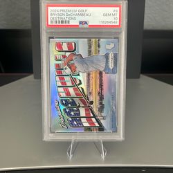 2024 Prizm Liv Golf Bryson DeChambeau Destinations PSA10