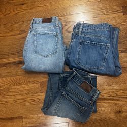Madewell & Hollister Jeans