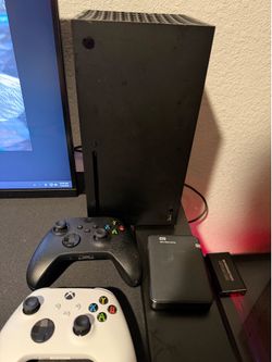 Xbox Series X Bundle – 2 Controllers + 2TB WD External Hard Drive