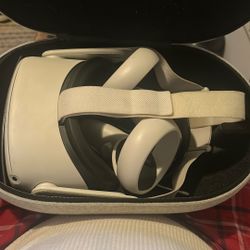 Meta Quest Two Vr With Both Controller and Playstation 4 With One Wireless Controller All Cables And Wires Come With It