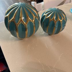 Gold and Teal house Decor