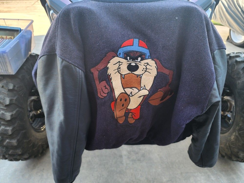 Vintage Looney Tunes Taz Varsity Jacket