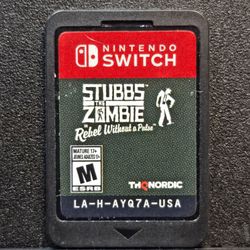 Stubbs the Zombie in Rebel without a Pulse for Nintendo Switch