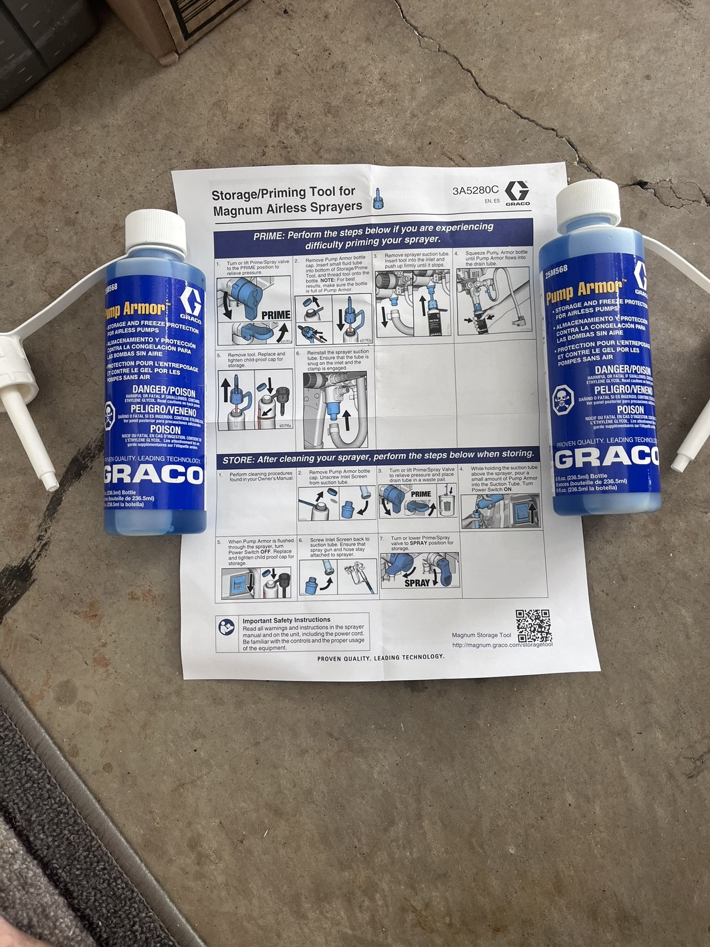 GRACO PUMP ARMOR Kit, Pump Armor, 8 oz