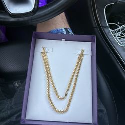 14kt Gold Cuban Link Chain 