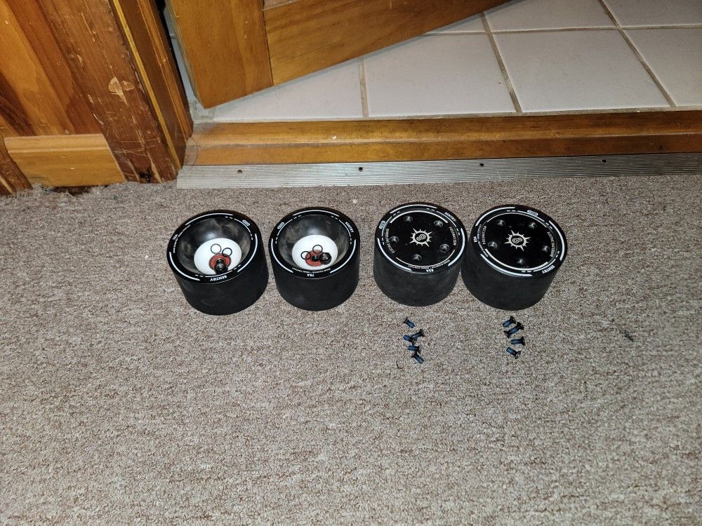 Meepo 90mm 78A Front & Rear Hub Wheels Sleeves