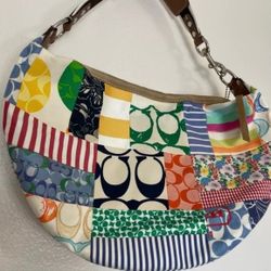Vintage 2k Patchwork Coach Purse