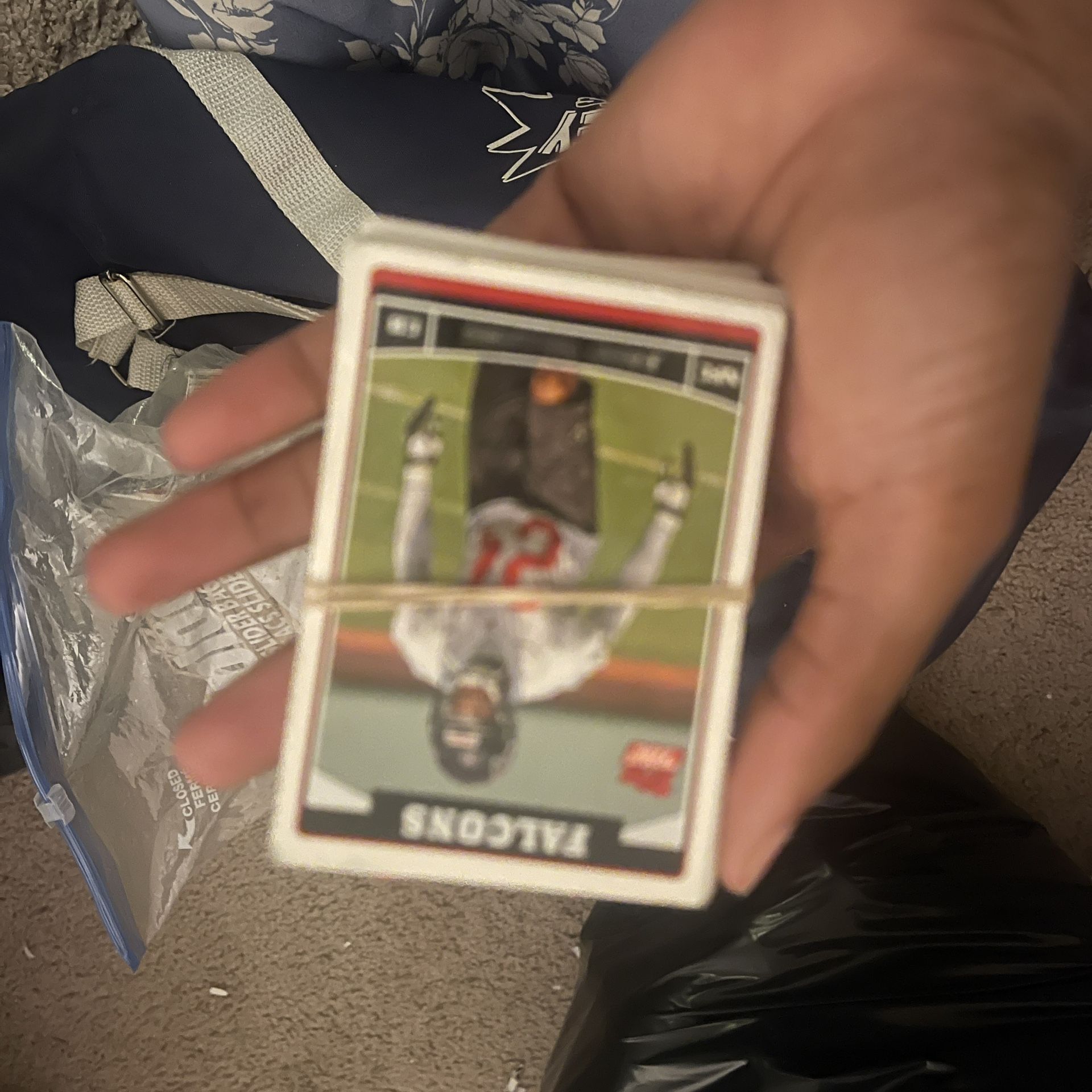 Bag Full Of Football, Baseball Card