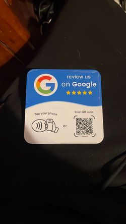 Google reviewNFC card