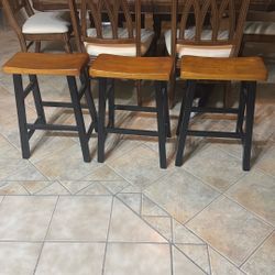 Set of 3 Bar Stools 