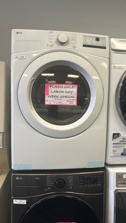 New lg electric stackable dryer