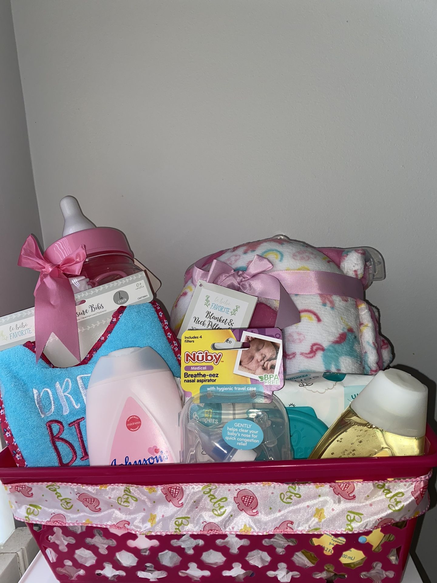 Unicorn Baby Girl Gift Basket