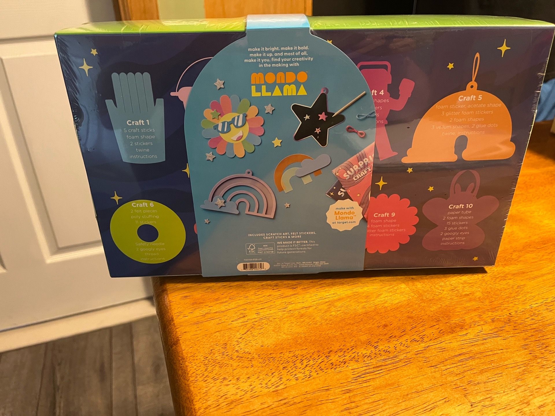 Mondo llama summer surprise craft box