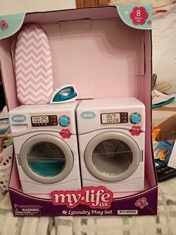 New my life as toy laundry play set firm price pick up only $20 bucks  pick up only 865 Ellsworth avenue right off of East Livingston avenue Columbus 