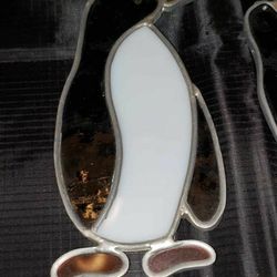 Stained Glass Penguin Sun Catchers - 5 Total