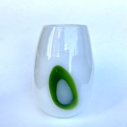 Mid Century Egg Shaped Flower Vase