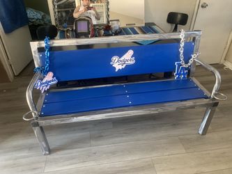 Custom Fabricated Dodgers Bench 
