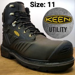 New KEEN Utility Men's Philadelphia 6” 400g Insulated Composite Toe Waterproof Work Boots Size: 11