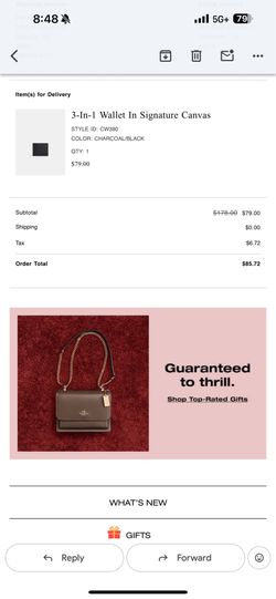 Men’s 3 in 1 coach wallet