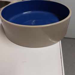 9.5" Stoneware Dog Bowl