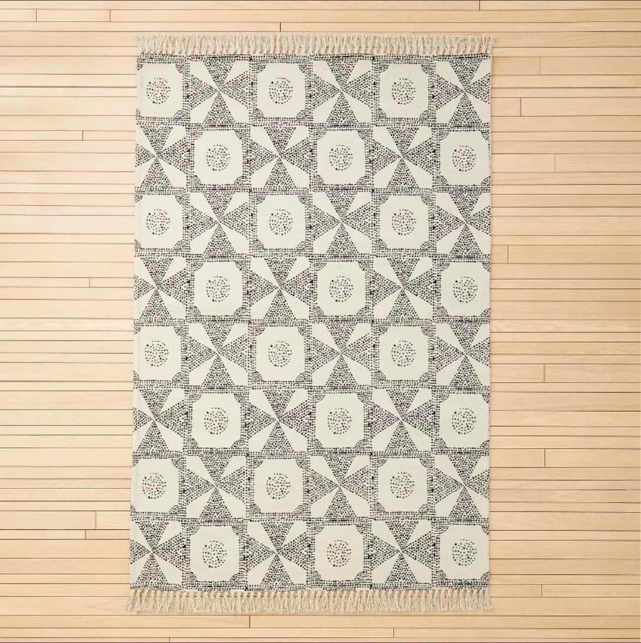 7x10 Opalhouse Jungalow Cream tapestry rug