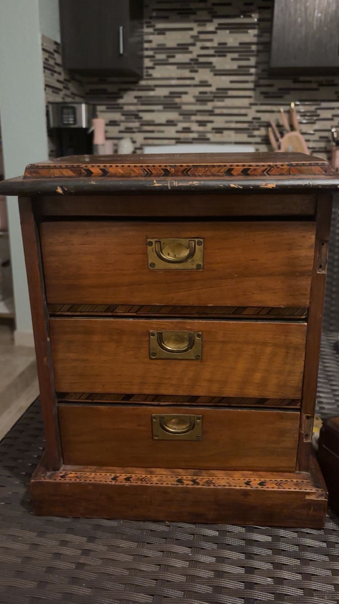 Vintage Wooden Chest