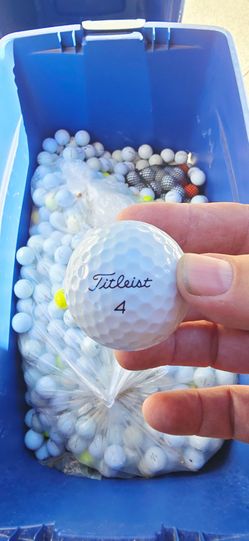 Large Lot of Used Golf Balls