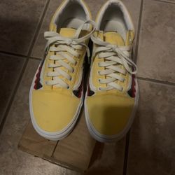 Yellow Bape Vans