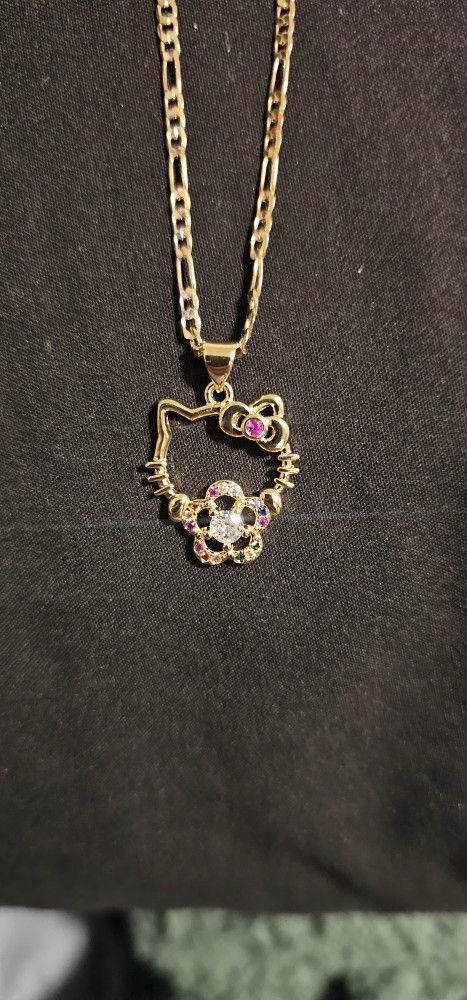 Hello Kitty Gold Plated Chain