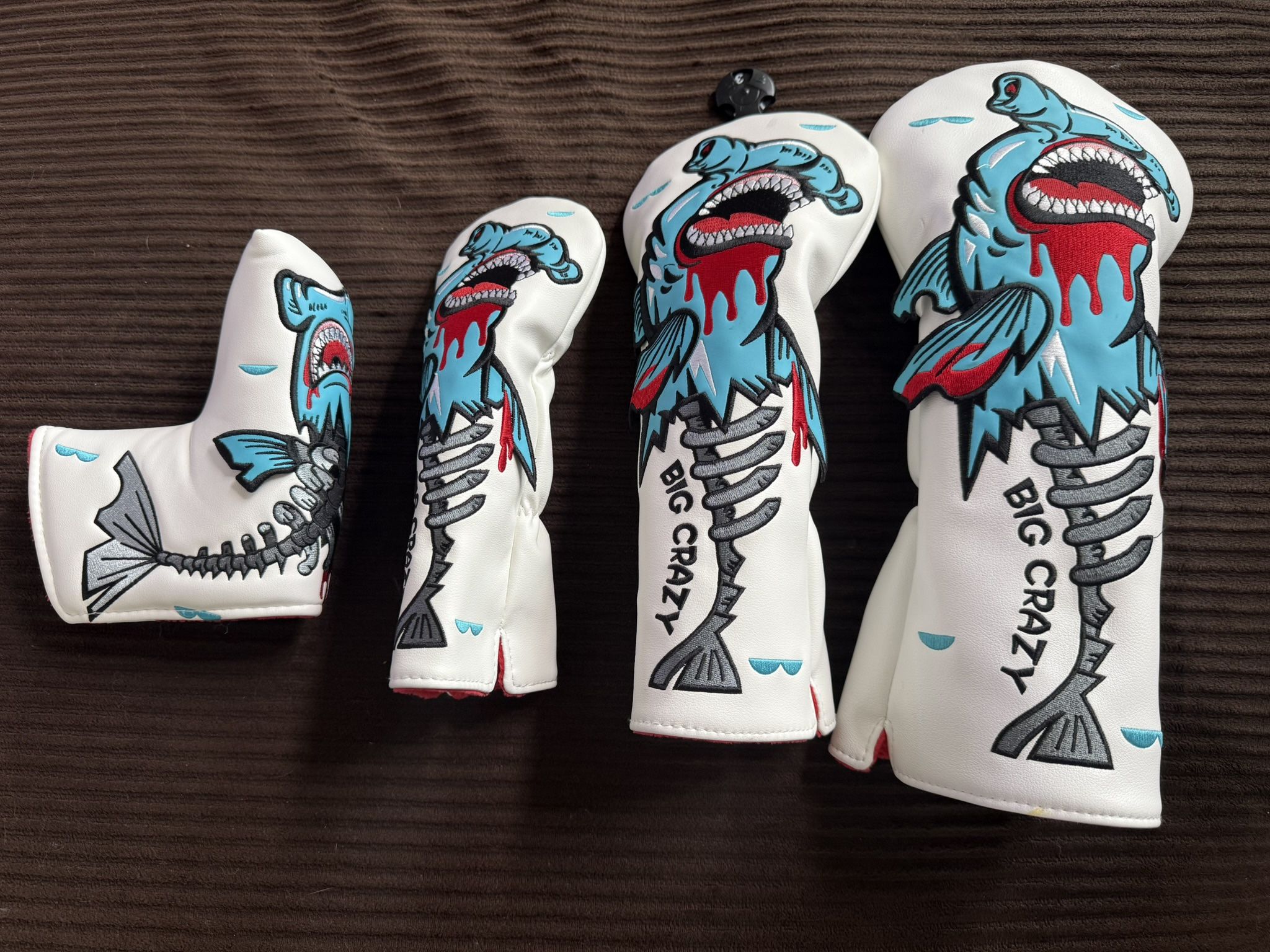 Golf Club Driver Fairway Hybrid Blade Putter Cover