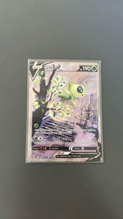 Celebi V full art pokemon card