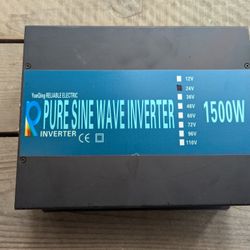 24V 1500watt Heavy Duty Inverter, Heavy Duty 120v