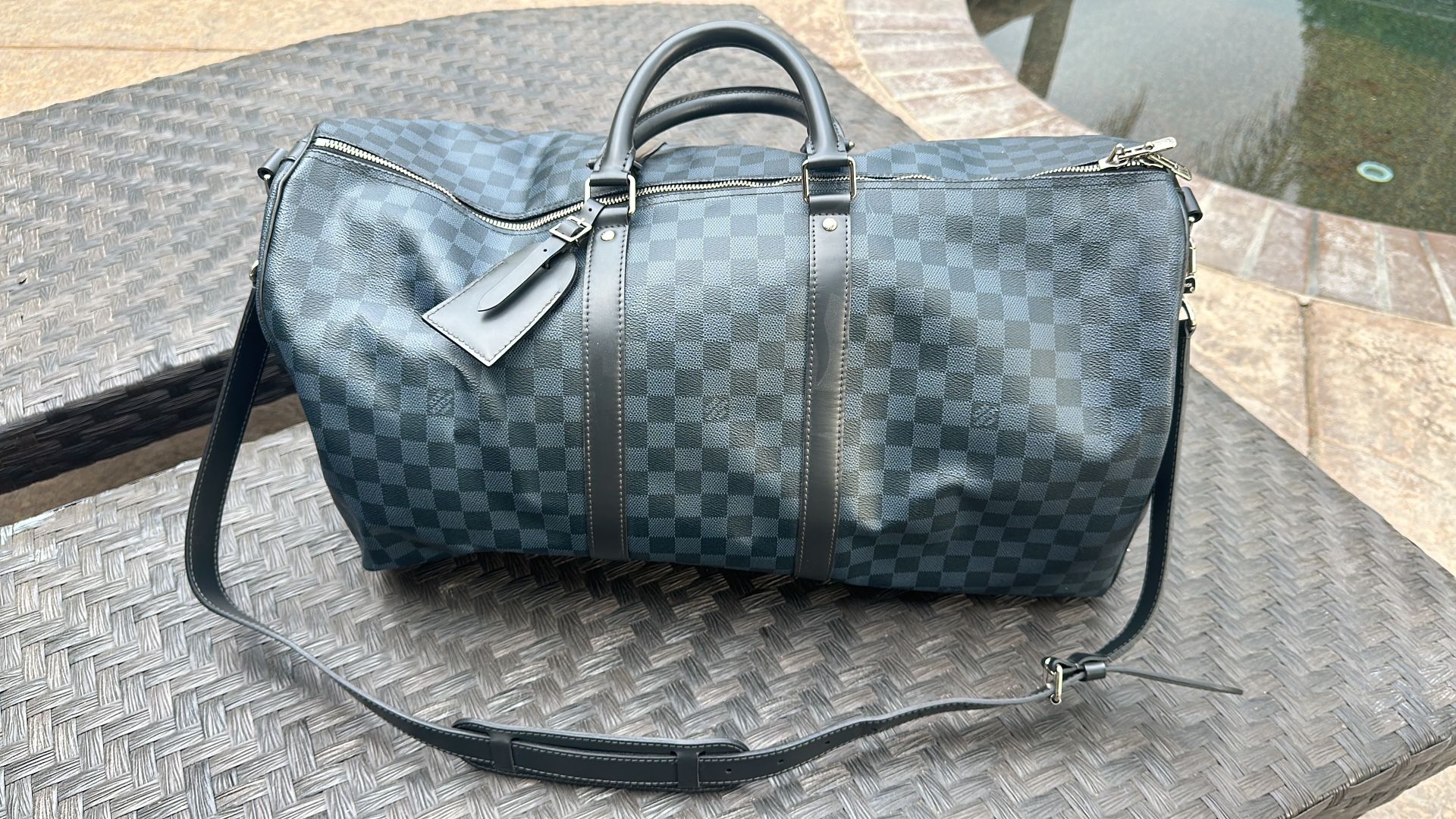 Dark blue Monogram Louis Vuitton bag 