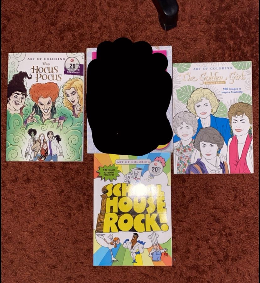 3 Coloring Books