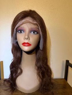 Brown Lace Front Wig Long Wavy