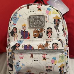 Disney 100th Anniversary Retired Mickey Princess Mini Backpack Purse Bag NWT