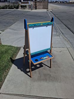 Chalkboard and whiteboard