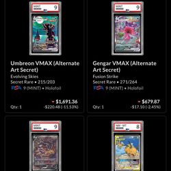 Looking To Sell My Graded Cards