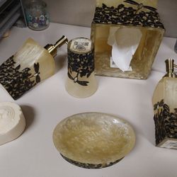 Dragonfly 5pc Bath Set