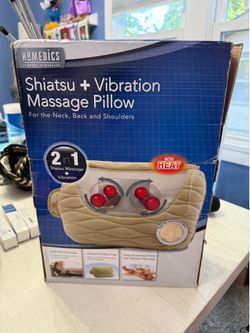 Homedics Shiatsu & Vibration Massage Pillow! Brand New!