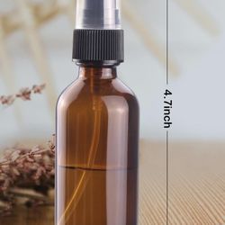 Brand New 24 Pack 60 ML Glass Amber Spray Bottles