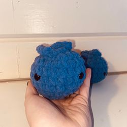 Handmade Crochet Blueberry Stuffed Animal