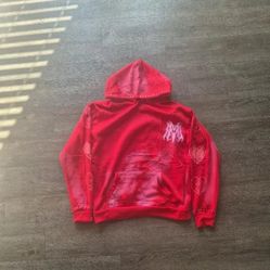 Red/Pink Stretwear Oversize hoodie