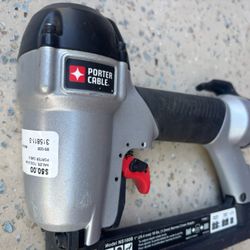 Porter Cable Pneumatic Narrow Crown Stapler, Model NS 100B 1” 18Ga
