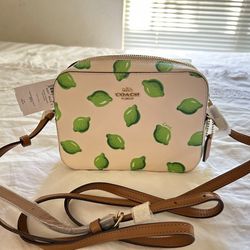 Coach Mini Lime Camera Bag/Purse New With Tags