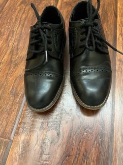 Little Boys Size 11 Stacey Adams dress shoes