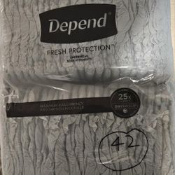 Depend Fresh Protection Advanced Ultimate Absorbency Medium 42 CT Pack of 1