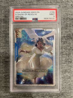 GD03 A Show of Resolve SP PSA 9