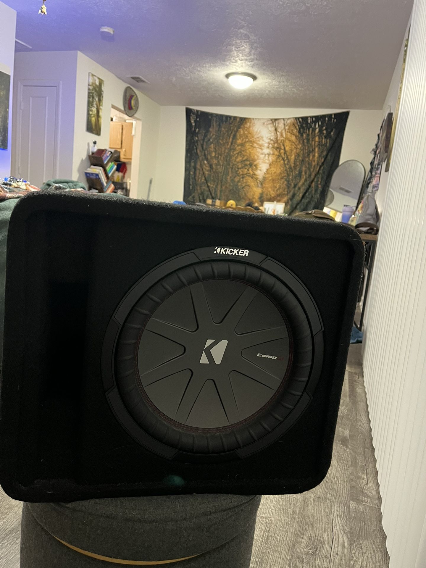 KICKER 12” 1000W Vented Subwoofer Enclosure - Model 43VCWR122