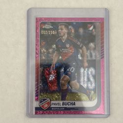 Pavel Bucha topps  chrome 002/250